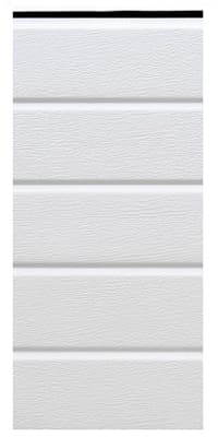 Rib door panel finish