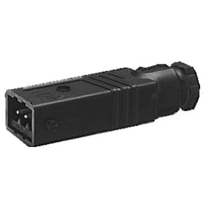 PLUG HIRSCHMANN STAK3 MALE BLACK — product image 1