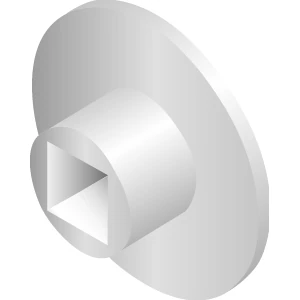 Plug for Cord Take Up System (CTS) with 5mm Square Hole
