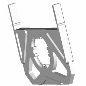 Headrail Adapter for HD 38 or 51 x 57mm Wooden VB Headrail