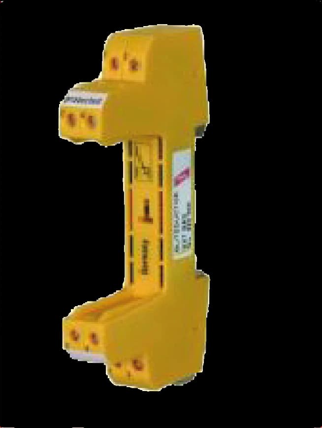 DIN-rail bracket for bus lightning protection (ref. 90 25 706)