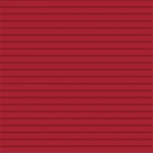 Ruby red RAL 3003 colour sample on a roller door