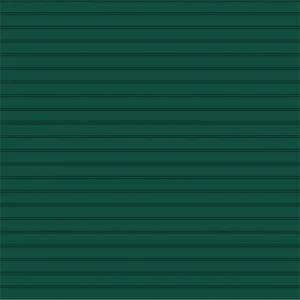 Moss green RAL 6005 colour sample on a roller door