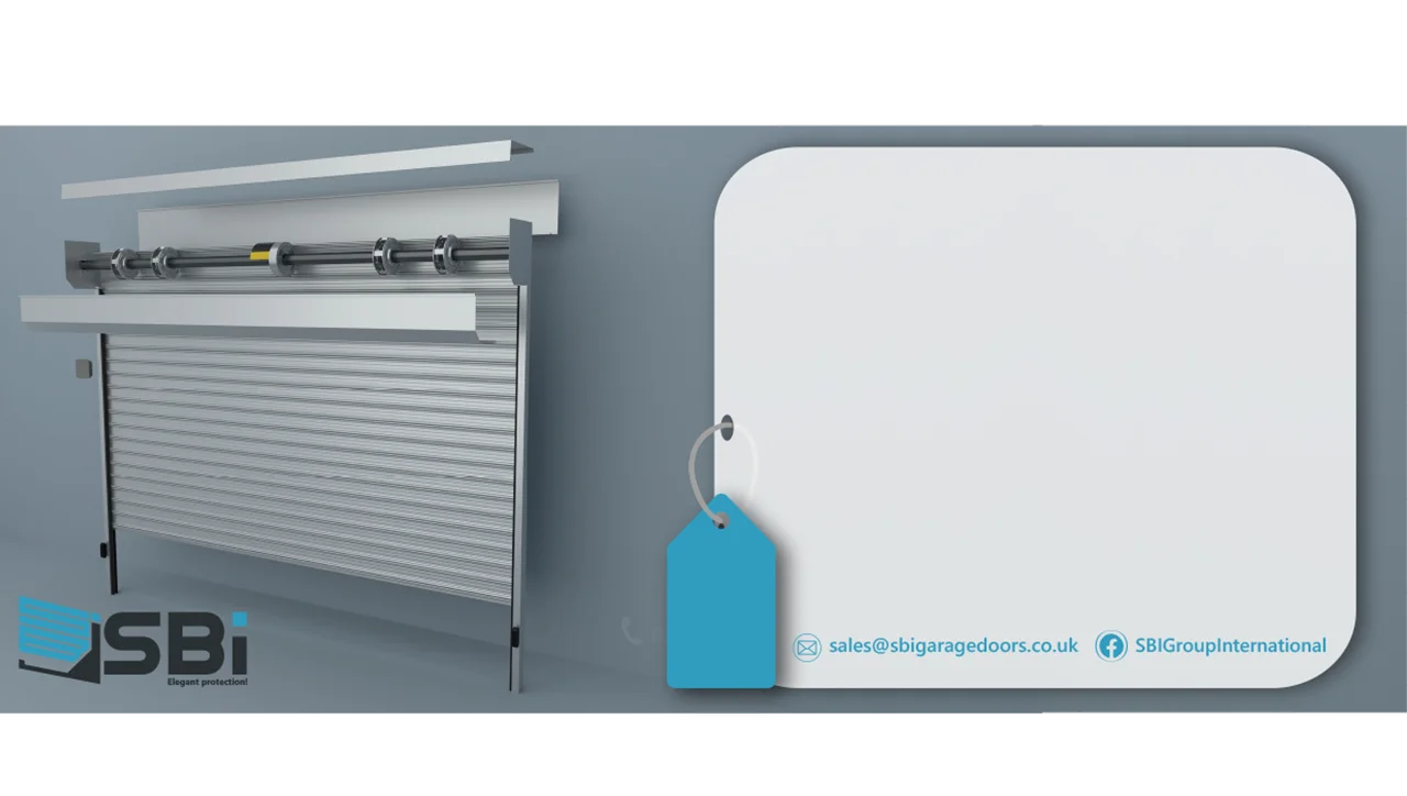 SBI H105 industrial roller shutter on commercial premises